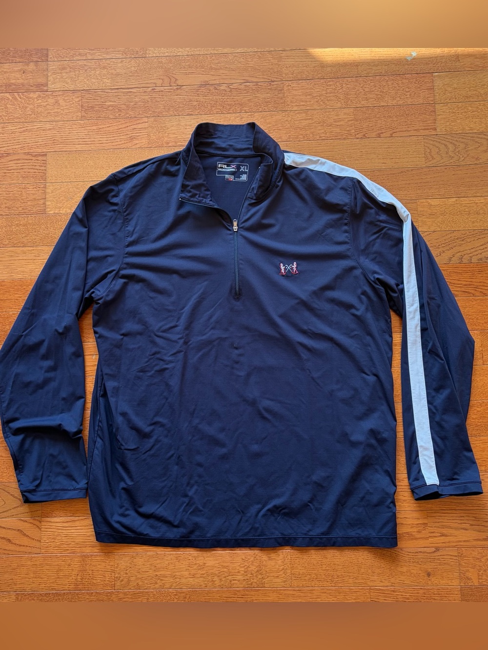 RLX National Golf Links Of America Quarter Zip Pullover Navy
